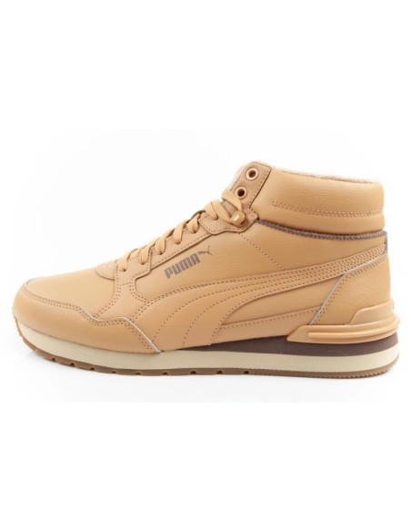 Puma ST Runner v4 Mid men's hightop sneakers brown