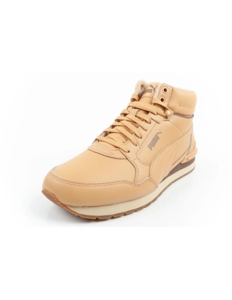 Puma ST Runner v4 Mid men's hightop sneakers brown