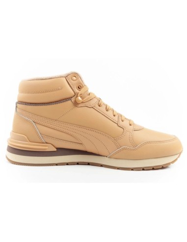 Puma ST Runner v4 Mid men's hightop sneakers brown
