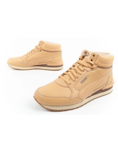 Puma ST Runner v4 Mid men's hightop sneakers brown