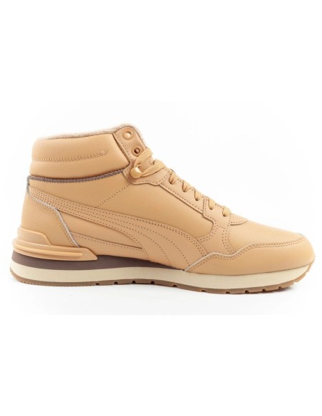 Puma ST Runner v4 Mid men's hightop sneakers brown