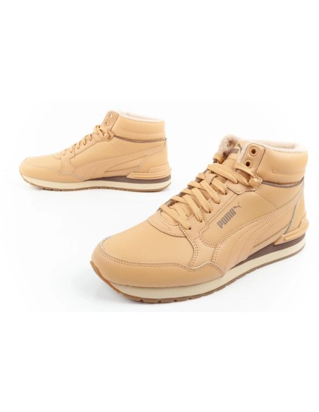 Puma ST Runner v4 Mid men's hightop sneakers brown