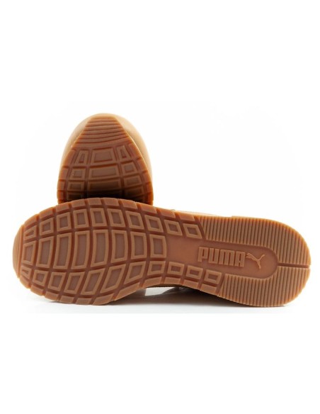 Puma ST Runner v4 Mid men's hightop sneakers brown