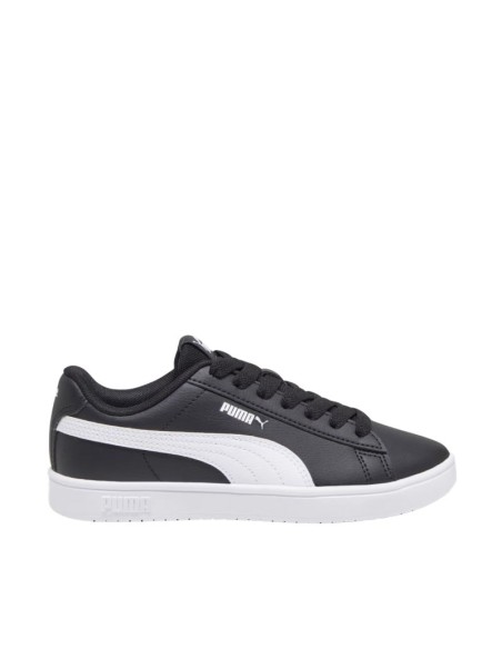 Puma Rickie Classic Kids Shoes Black and White 394252 03