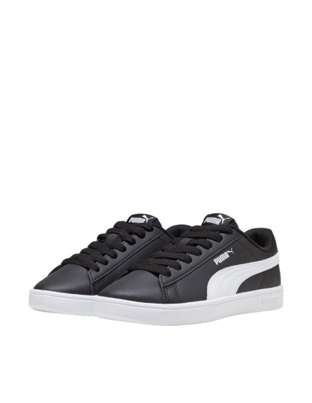 Puma Rickie Classic Kids Shoes Black and White 394252 03