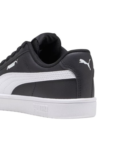 Puma Rickie Classic Kids Shoes Black and White 394252 03