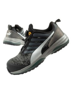 Puma Charge Black Disc Low S1P ESD HRO SRC Work Shoes Black BOA