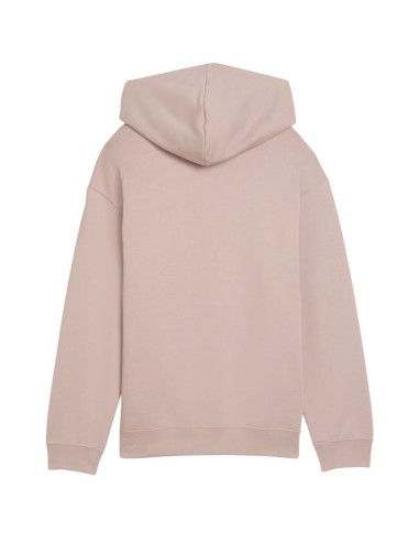 Puma ESS Centered Cat Logo Relaxed Hoodie for Kids Pink 692973 89