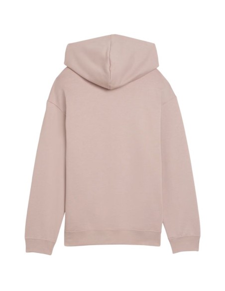 Puma ESS Centered Cat Logo Relaxed Hoodie for Kids Pink 692973 89