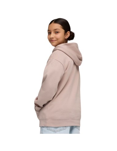 Puma ESS Centered Cat Logo Relaxed Hoodie for Kids Pink 692973 89