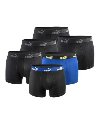 Puma men's boxer briefs 6Pack black blue comfortable cotton