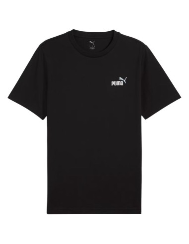 Puma Ess 2 Color Small No 1 Logo Tee Black 684717 01