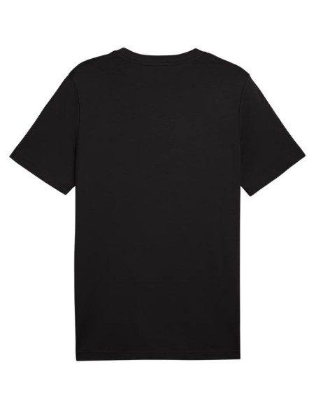Puma Ess 2 Color Small No 1 Logo Tee Black 684717 01