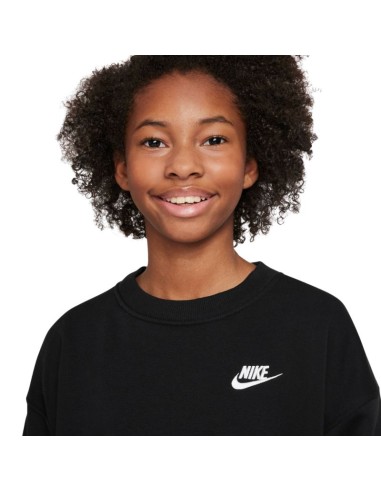 Nike Sportswear Club Fleece Kids' Sweatshirt Black FD2923 010