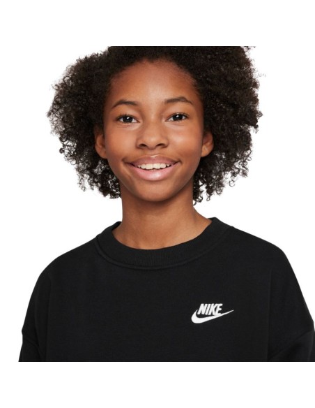 Nike Sportswear Club Fleece Kids' Sweatshirt Black FD2923 010