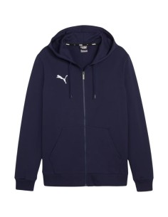 Puma teamGoal Casuals Hooded Kids' Sweatshirt Navy Blue 658596 06