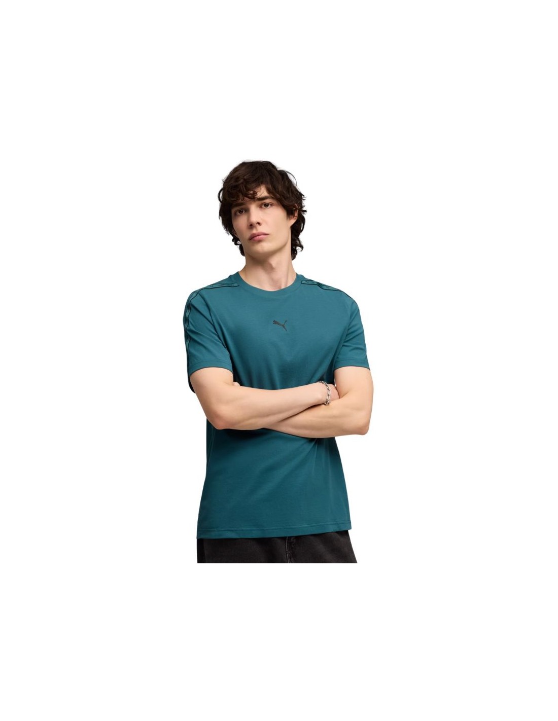 Puma Tape Tee turquoise men's tshirt 691693 41