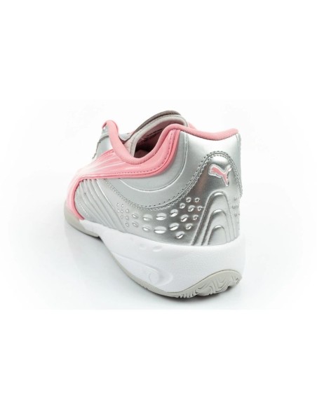 Puma sports shoes sneakers youth VS2 Goalgetter fashionable silver