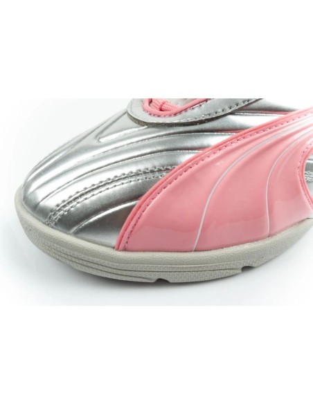Puma sports shoes sneakers youth VS2 Goalgetter fashionable silver