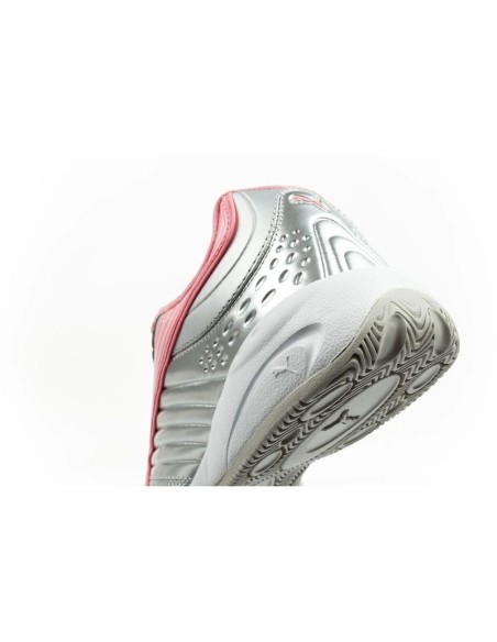 Puma sports shoes sneakers youth VS2 Goalgetter fashionable silver