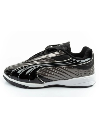 Puma sports shoes sneakers youth VS2 Goalgetter fashionable silver