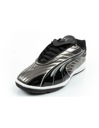 Puma sports shoes sneakers youth VS2 Goalgetter fashionable silver
