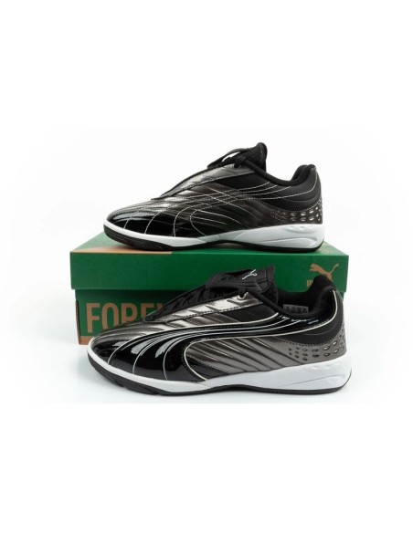 Puma sports shoes sneakers youth VS2 Goalgetter fashionable silver