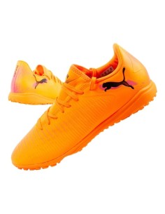 Puma men's sports shoes Future 8 Play TT turf football shoes orange