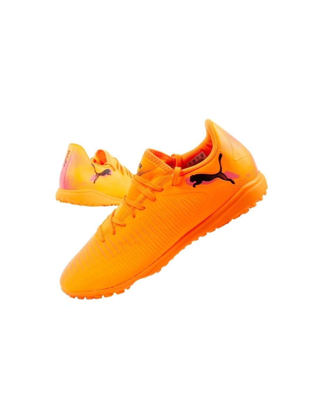 Puma men's sports shoes Future 8 Play TT turf football shoes orange