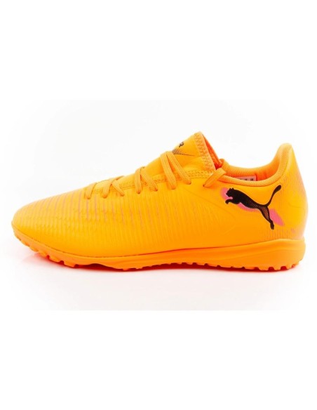 Puma men's sports shoes Future 8 Play TT turf football shoes orange