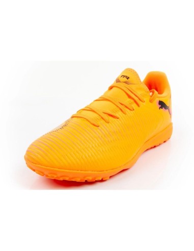 Puma men's sports shoes Future 8 Play TT turf football shoes orange