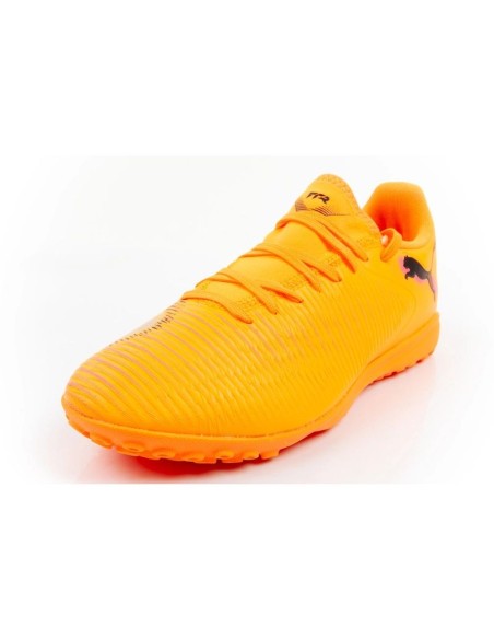 Puma men's sports shoes Future 8 Play TT turf football shoes orange