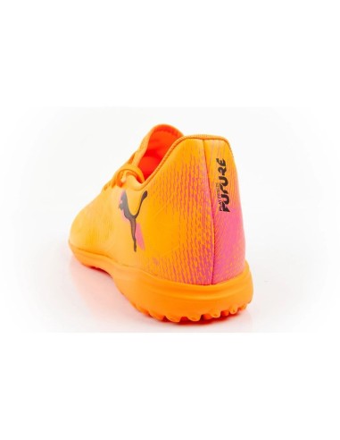 Puma men's sports shoes Future 8 Play TT turf football shoes orange