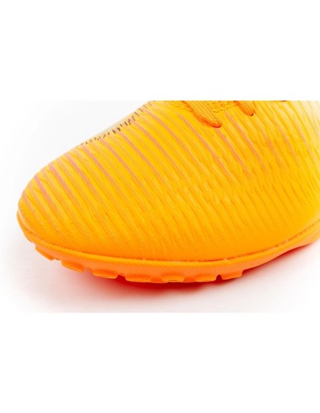 Puma men's sports shoes Future 8 Play TT turf football shoes orange
