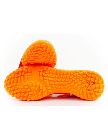 Puma men's sports shoes Future 8 Play TT turf football shoes orange