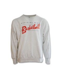 Nike Standard Issue Crew Sweatshirt Birch Basketball HeatherPale Ivory DA6741051