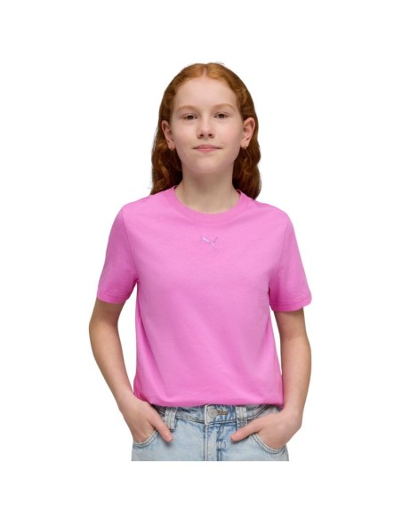 Puma ESS Centered Cat Logo Tee for kids pink 692972 74