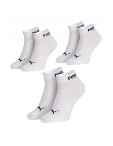 Puma unisex 3pack ankle socks cotton white comfortable