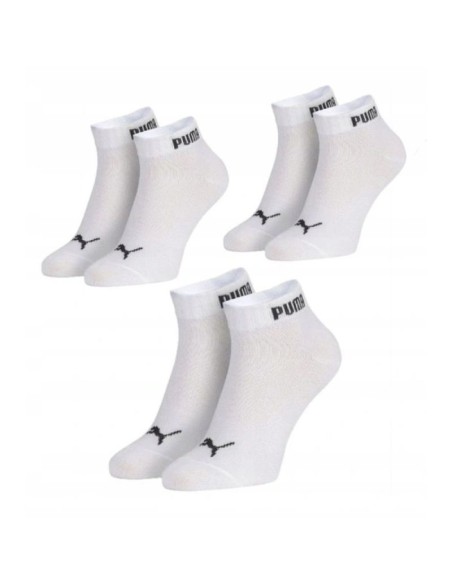 Puma unisex 3pack ankle socks cotton white comfortable