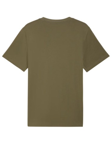 Puma Men's ESS Small No 1 Logo Tees Olive 682535 81