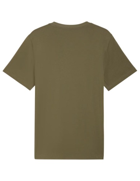 Puma Men's ESS Small No 1 Logo Tees Olive 682535 81