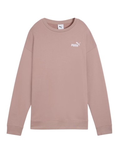 Puma ESS Small No 11 Logo Relaxed Crew Women's Sweatshirt Pink 684975 88
