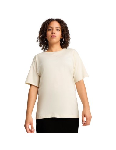 Puma ESS Relaxed Tee beige women's tshirt 684971 87