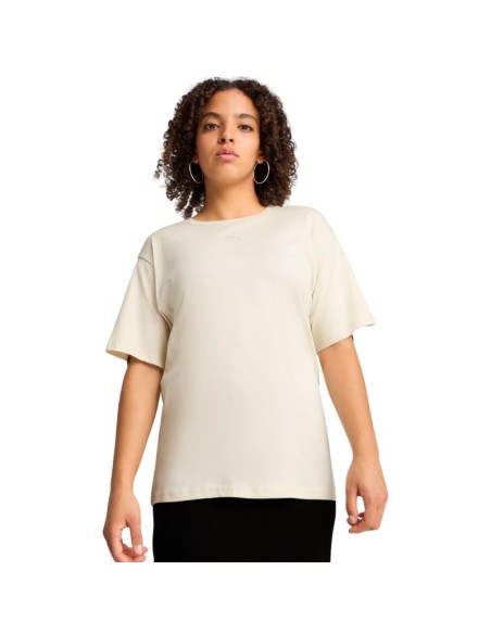 Puma ESS Relaxed Tee beige women's tshirt 684971 87
