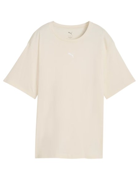 Puma ESS Relaxed Tee beige women's tshirt 684971 87
