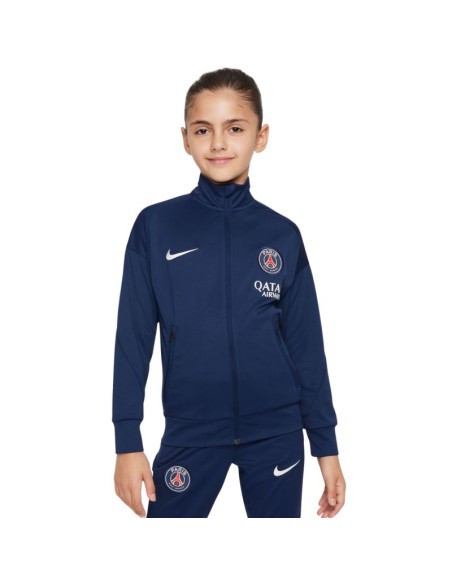 Nike PSG DriFit Academy Pro Kids Tracksuit Navy Blue FQ0063 411
