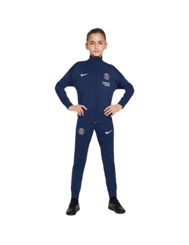 Nike PSG DriFit Academy Pro Kids Tracksuit Navy Blue FQ0063 411