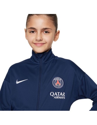 Nike PSG DriFit Academy Pro Kids Tracksuit Navy Blue FQ0063 411