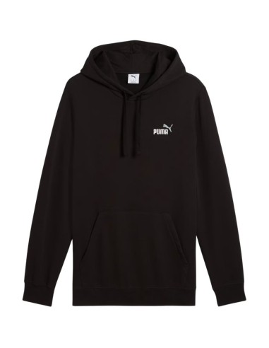 Men's Puma ESS 2 Color Small No 1 Logo Hoodie Black 684719 01