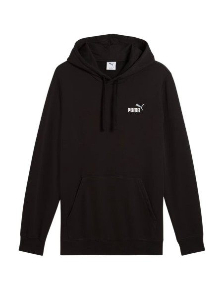 Men's Puma ESS 2 Color Small No 1 Logo Hoodie Black 684719 01